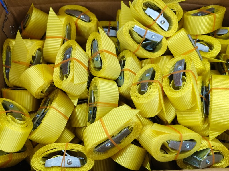 1inch cam buckle strap yellow